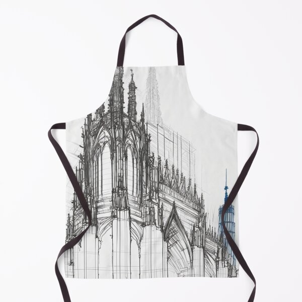 Item preview, pencil Gothic building designed and sold by Mirochan80.