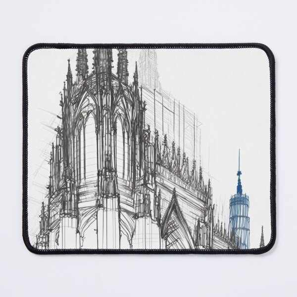 Item preview, pencil Gothic building designed and sold by Mirochan80.