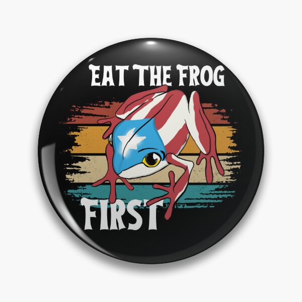 Item preview, Eat The Frog First - Vintage Comic Time - Your own style  designed and sold by Akimatax ✯✯✯✯✯.