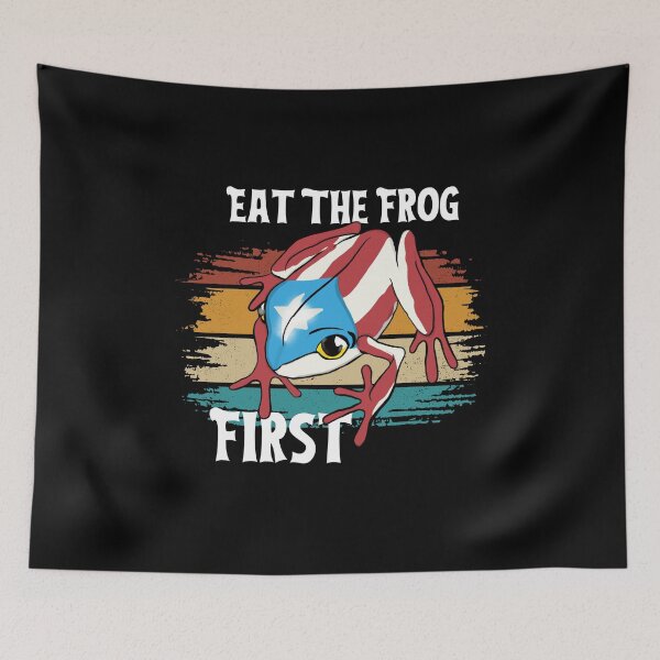 Item preview, Eat The Frog First - Vintage Comic Time - Your own style  designed and sold by Akimatax ✯✯✯✯✯.