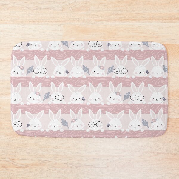Item preview, Anime cute rabbit Colorful pink pattern design. Rabbits iPhone or Samsung Phone Case Cover designed and sold by RoManSmArt.