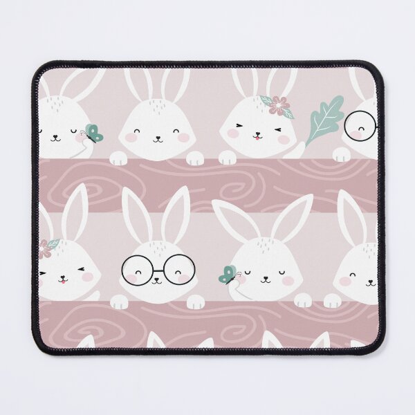 Item preview, Anime lindo conejo Diseño de patrón rosa colorido. Funda para iPhone o Samsung de conejos designed and sold by RoManSmArt.