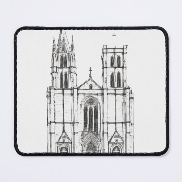 Item preview, Pencil Gothic building designed and sold by Mirochan80.