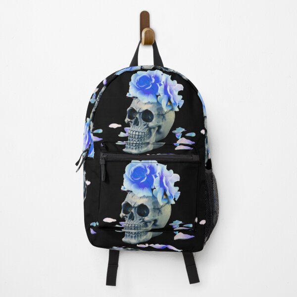 Item preview, Bones And Botany Blue Skull designed and sold by TjsDesignsnMore.