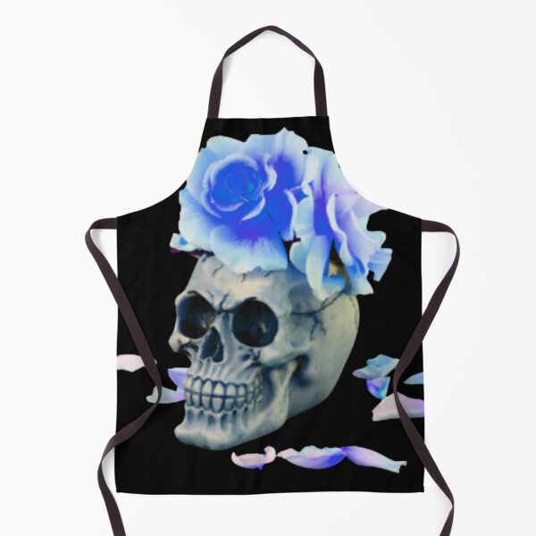 Item preview, Bones And Botany Blue Skull designed and sold by TjsDesignsnMore.