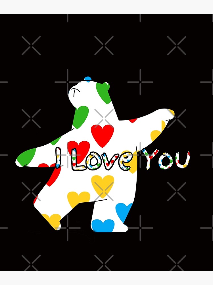 " I Love You Tesco Pudsey Bear" Poster for Sale by YoussefProMax