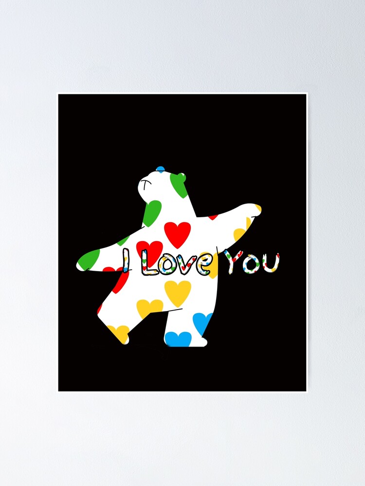 " I Love You Tesco Pudsey Bear" Poster for Sale by YoussefProMax