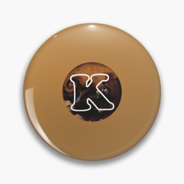 Item preview, Letter K in Espresso PopSocket designed and sold by Zephyr-Studio.