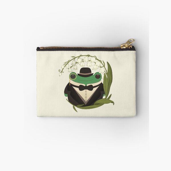 Item preview, Happy Froggy Gentleman with Lily of the Valley wreath designed and sold by KateAngelaArt.