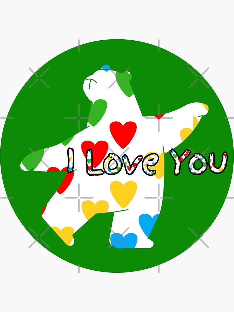 " I Love You Tesco Pudsey Bear" Sticker for Sale by YoussefProMax