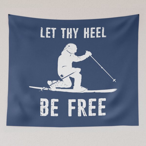 Item preview, Let Thy Heel Be Free Telemark Skiing designed and sold by Esskay Designs.