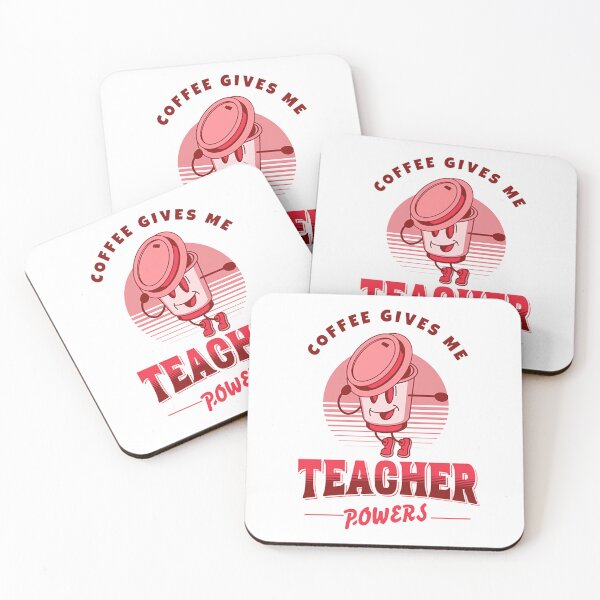 Item preview, Coffee Gives Me Teacher Powers designed and sold by formylovelydog.