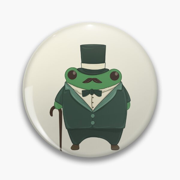 Item preview, Dapper Cute Froggy Gentleman designed and sold by KateAngelaArt.