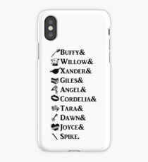 Buffy Names iPhone Case