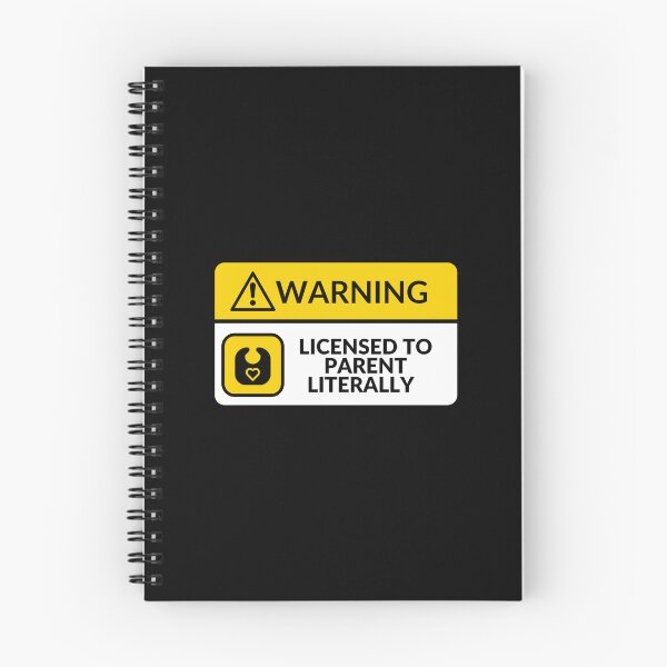 Item preview, Licensed To Parent Literally Warning 6 designed and sold by CraftwithNadia.