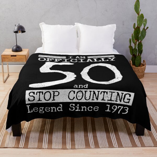 Item preview, I Am Officially 50 And Stop Counting Legend Since 1973-2023 - 50th Years Old Birthday Vintage Legends Since 1973 designed and sold by YoungESC.