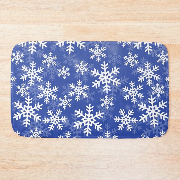 Item preview, Blue and White Snowflakes designed and sold by Ayoub14.