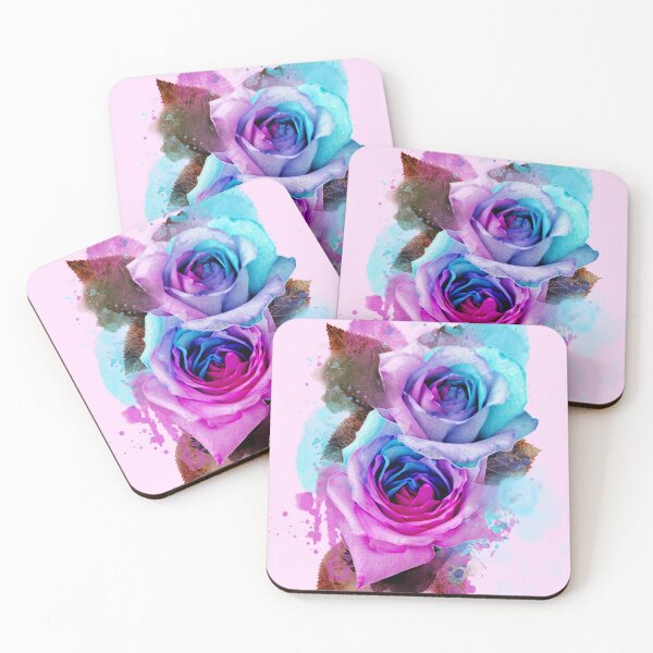 Item preview, Watercolour rainbow roses designed and sold by Ittele.
