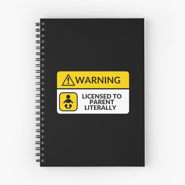Item preview, Licensed To Parent Literally Warning 8 designed and sold by CraftwithNadia.