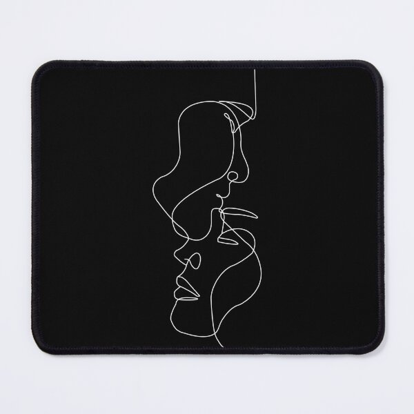 Item preview, simple minimal art. man and woman one line designed and sold by hmgrafi36.