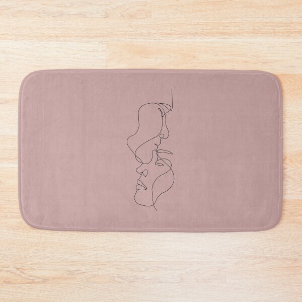 Item preview, man and woman one line. simple minimal art designed and sold by hmgrafi36.