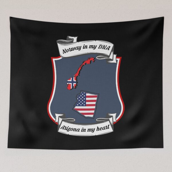Item preview, Norway in my DNA, Arizona in my heart Heritage designed and sold by Tony ⭐⭐⭐⭐⭐.