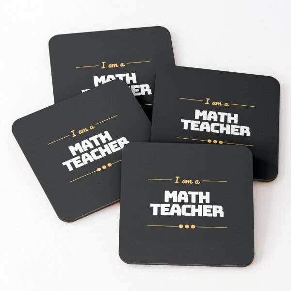 Item preview, I am a Math Teacher designed and sold by MathVerge.