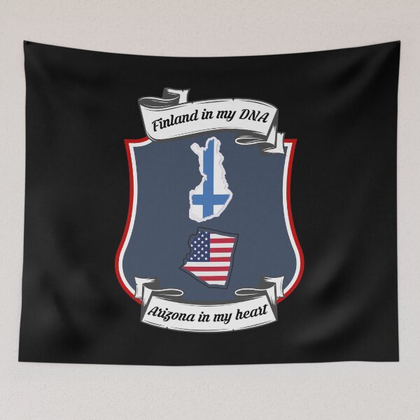 Item preview, Finland in my DNA, Arizona in my heart Heritage designed and sold by Tony ⭐⭐⭐⭐⭐.