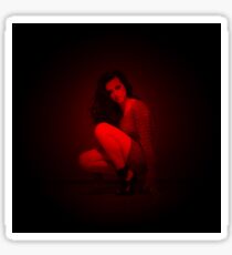 Katie Mcgrath - Celebrity (Photographic Art) Dark Fashion Sticker