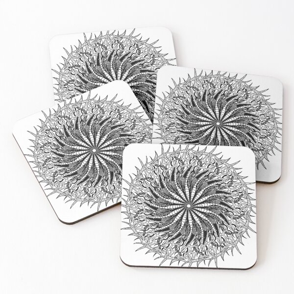Item preview, Creepy Biomech Mandala designed and sold by Trashmageddon.