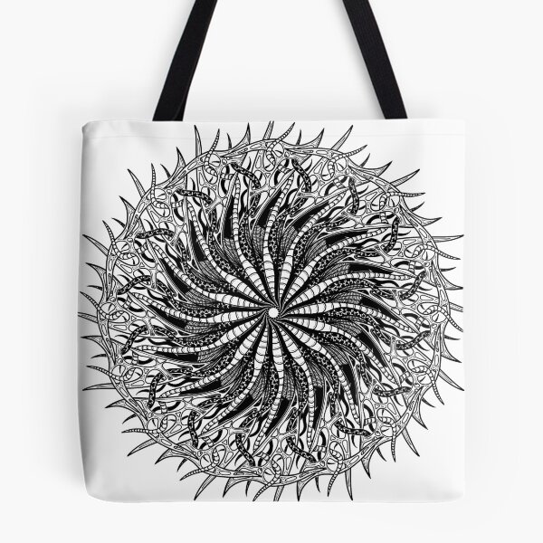 Item preview, Creepy Biomech Mandala designed and sold by Trashmageddon.