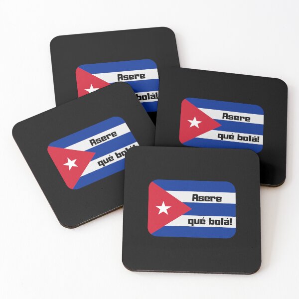 Item preview, Asere qué bolá Cuban Flag T Shirt designed and sold by Suzy Perez Art.