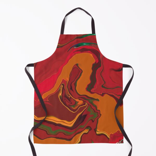 Item preview, In the Mix, Abstract Orange Swirl designed and sold by designs-by-ann.
