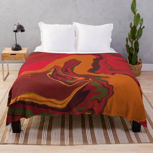 Item preview, In the Mix, Abstract Orange Swirl designed and sold by designs-by-ann.