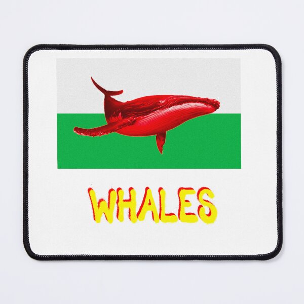 Item preview, Flag o' Whales (with text) designed and sold by ThomasMills-.