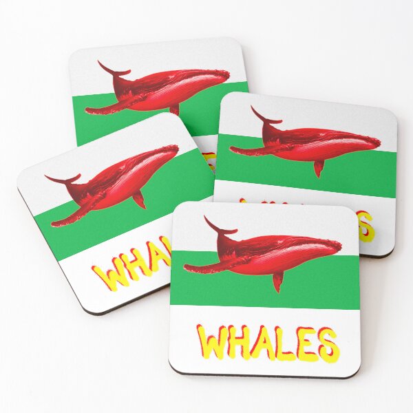 Item preview, Flag o' Whales (with text) designed and sold by ThomasMills-.