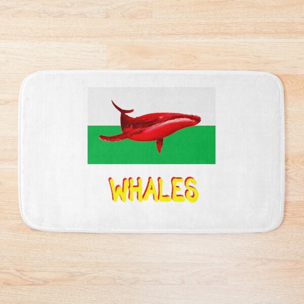 Item preview, Flag o' Whales (with text) designed and sold by ThomasMills-.