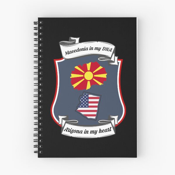 Item preview, Macedonia in my DNA, Arizona in my heart Heritage designed and sold by Tony ⭐⭐⭐⭐⭐.