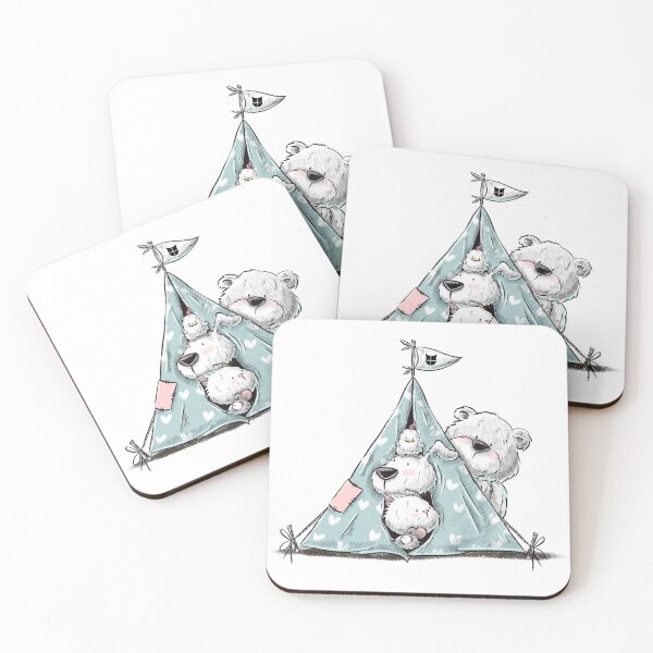 Item preview, Tofu and Friends Camping designed and sold by Chilliezgraphy.