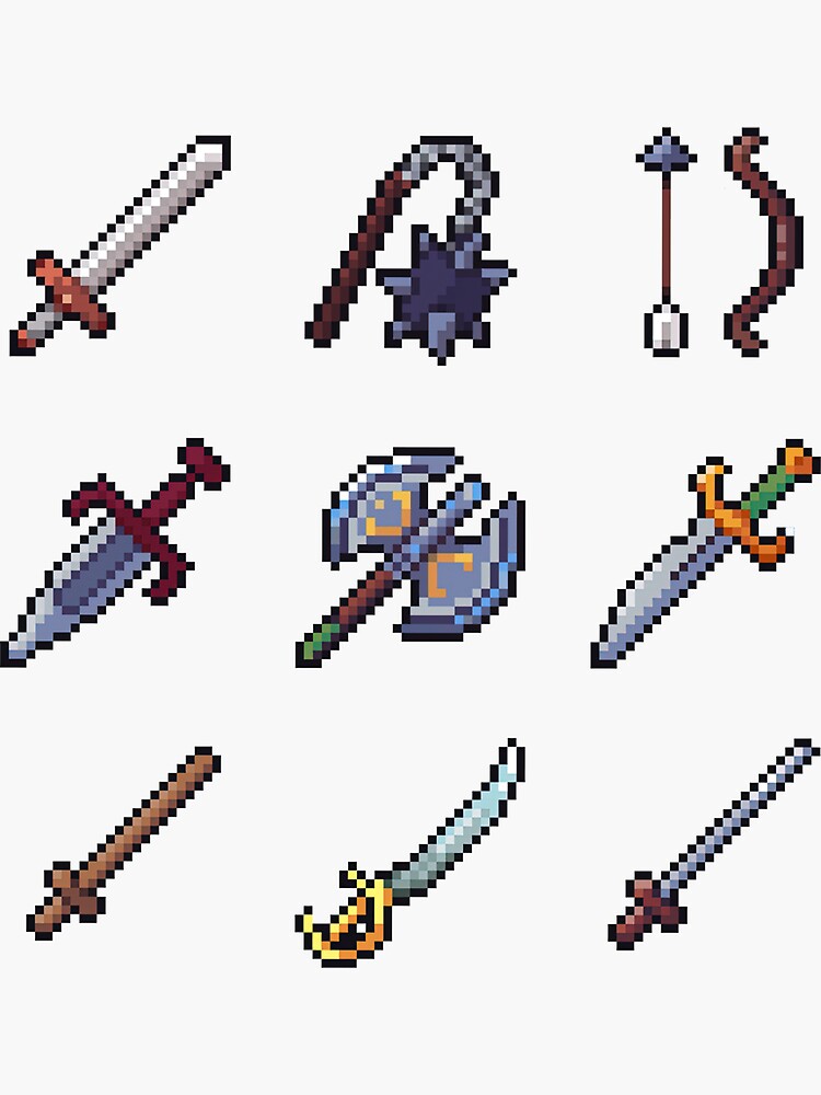 RPG Weapons Pixel Art Pack 