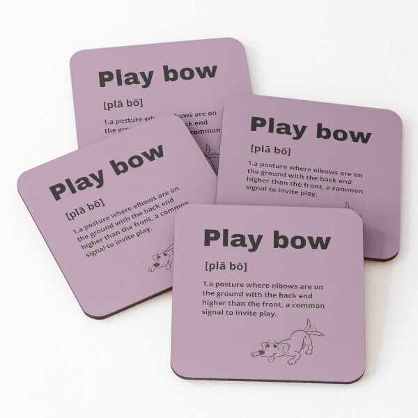 Item preview, Defining dogs - play bow designed and sold by kookycomet.