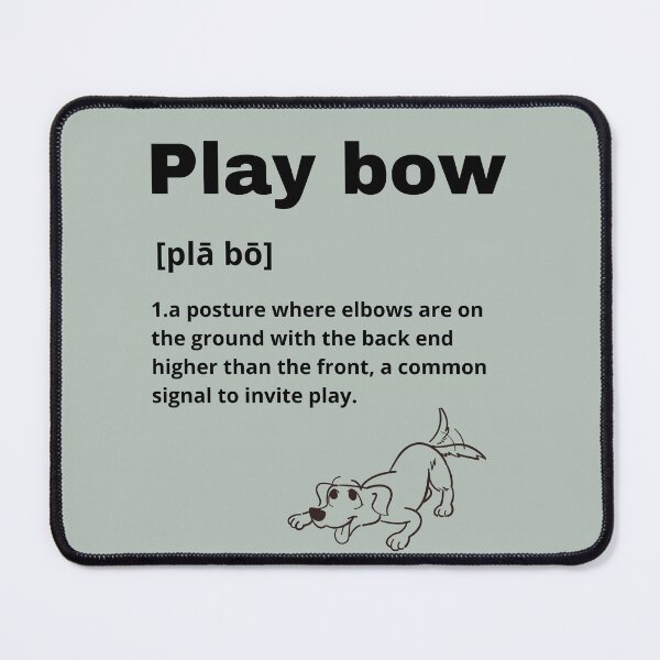 Item preview, Defining dogs - play bow designed and sold by kookycomet.