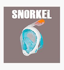 EXTREME SNORKEL IN THE WATER Photographic Print