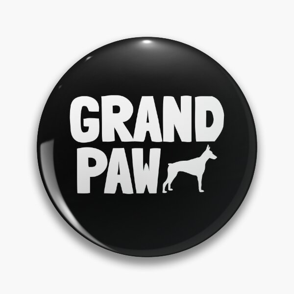 Item preview, Grand Paw Funny Doberman Pinscher Grandpa Dad Dog Gift  designed and sold by Guarddogdrive.