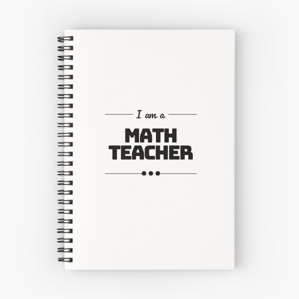 Item preview, I am a Math Teacher designed and sold by MathVerge.