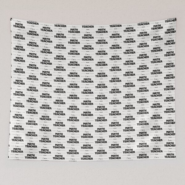 Item preview, I am a Math Teacher designed and sold by MathVerge.