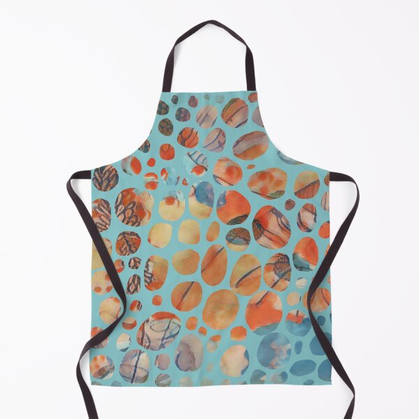Item preview, Pebble Design Aqua and Orange designed and sold by NancyMerkle.