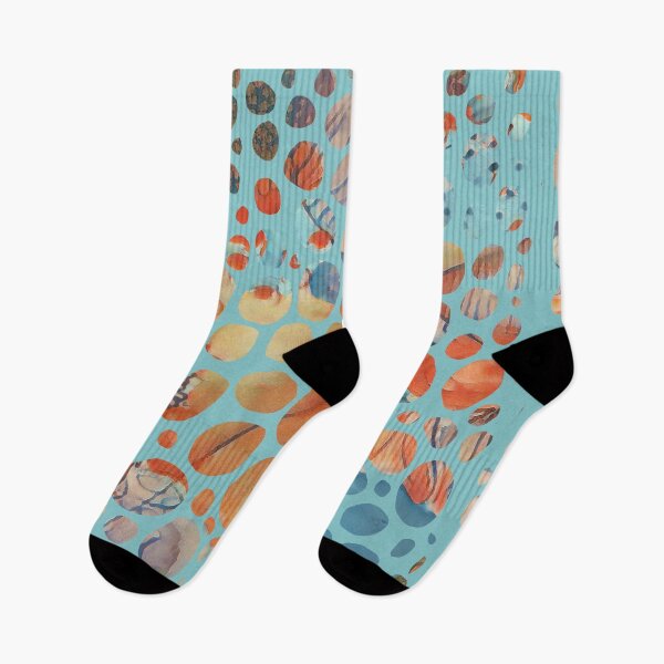 Item preview, Pebble Design Aqua and Orange designed and sold by NancyMerkle.