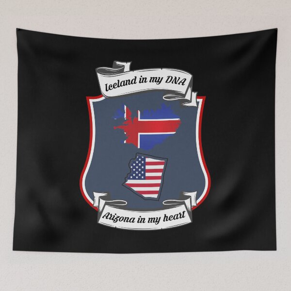 Item preview, Iceland in my DNA, Arizona in my heart Heritage designed and sold by Tony ⭐⭐⭐⭐⭐.