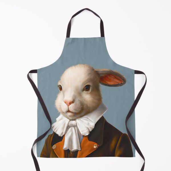 Item preview, Sir Rabbit, Funny hare portrait, gentleman animal portrait, dapper hare painting, rabbit art, hare nursery art, cute hare gift designed and sold by Artsareus.